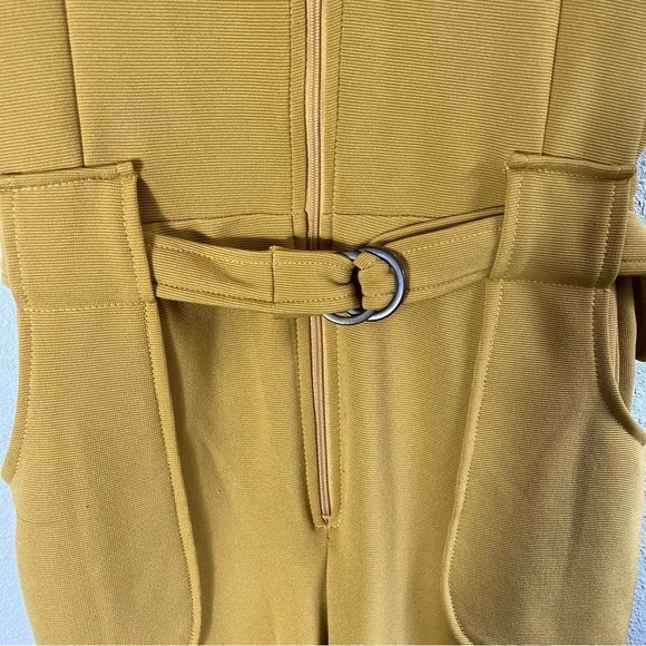 MIRACLE EYE The California Shake Jumpsuit in Mustard - Picture 8 of 14
